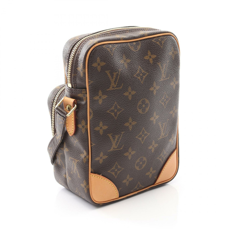 LOUIS VUITTON Amazon 單肩包 M45236 Monogram 帆布皮革棕色二手 LV-1