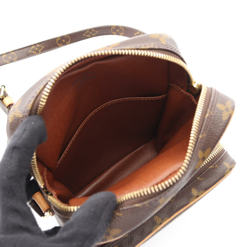 LOUIS VUITTON Amazon 單肩包 M45236 Monogram 帆布皮革棕色二手 LV-2