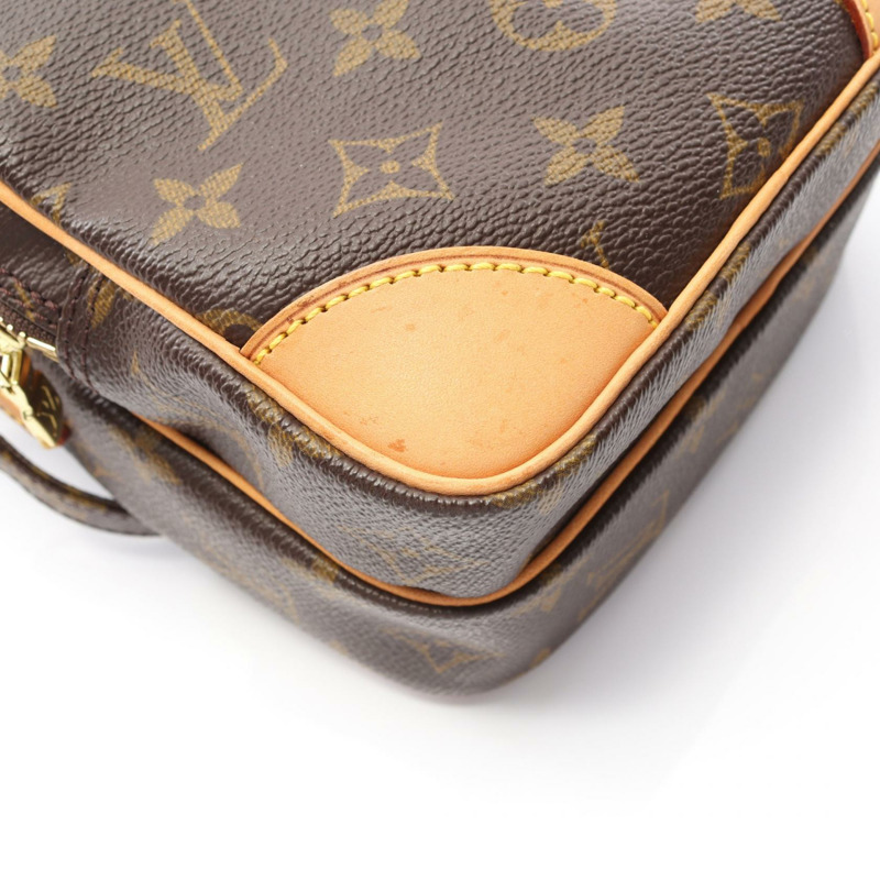 LOUIS VUITTON Amazon 單肩包 M45236 Monogram 帆布皮革棕色二手 LV-5