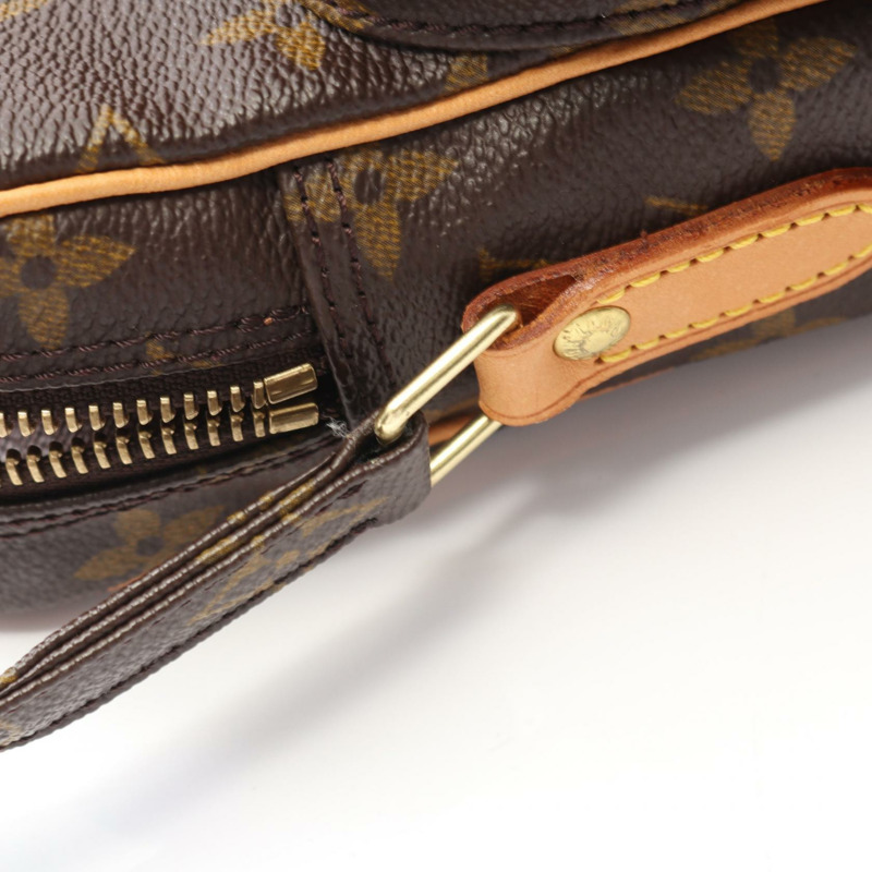 LOUIS VUITTON Amazon 單肩包 M45236 Monogram 帆布皮革棕色二手 LV-7