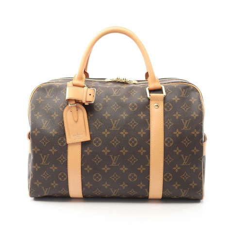 LOUIS VUITTON CarryAll 手提包 M40074 Monogram 帆布皮革棕色二手男女通用