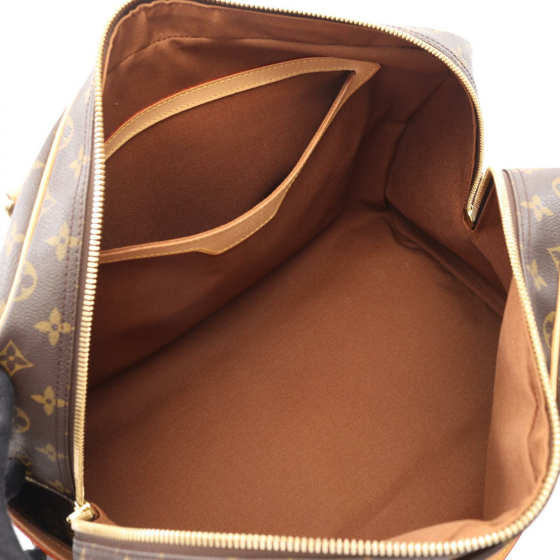 LOUIS VUITTON CarryAll 手提包 M40074 Monogram 帆布皮革棕色二手男女通用-2