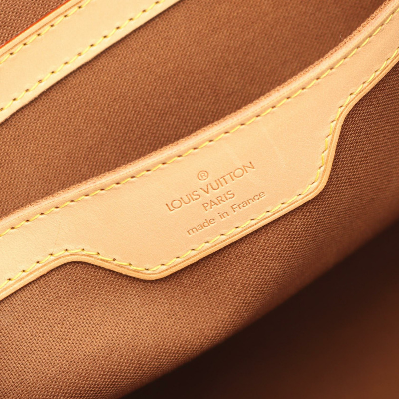 LOUIS VUITTON CarryAll 手提包 M40074 Monogram 帆布皮革棕色二手男女通用-3
