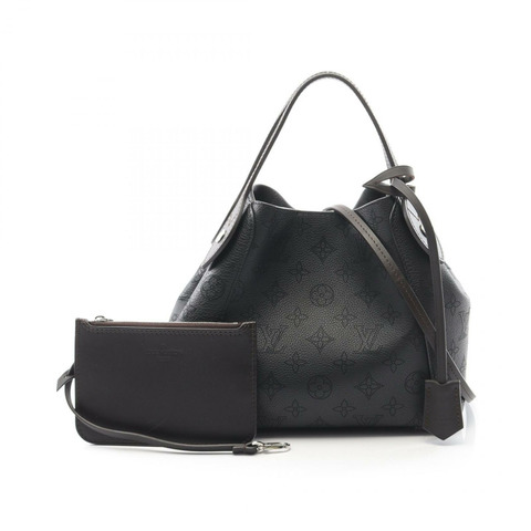 LOUIS VUITTON Hina PM 托特包肩斜背包 M54350 Mahina Noir 二手 LV