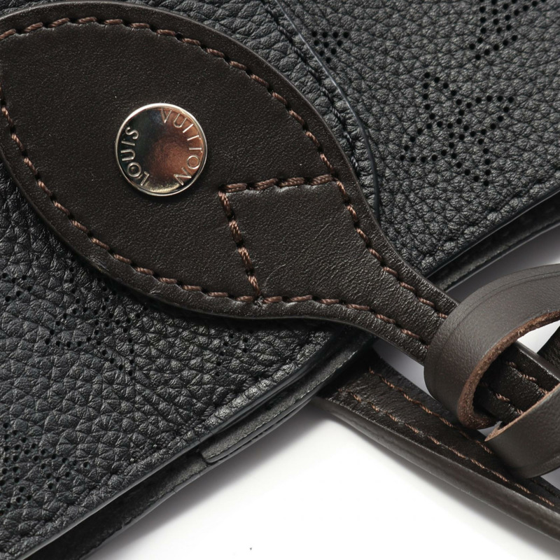 LOUIS VUITTON Hina PM 托特包肩斜背包 M54350 Mahina Noir 二手 LV-6