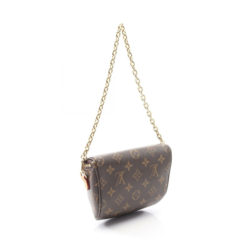 LOUIS VUITTON 迷你單肩腰包 M82335 Monogram 帆布皮革棕色二手 LV-1