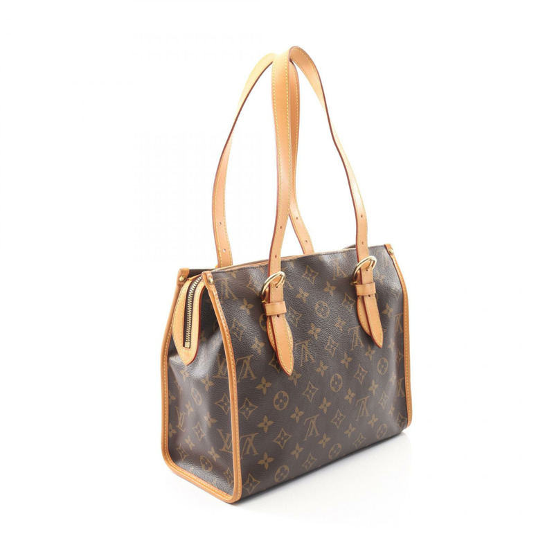 LOUIS VUITTON Popincourt Haut 單肩托特包 M40007 Monogram 帆布 二手 LV-1