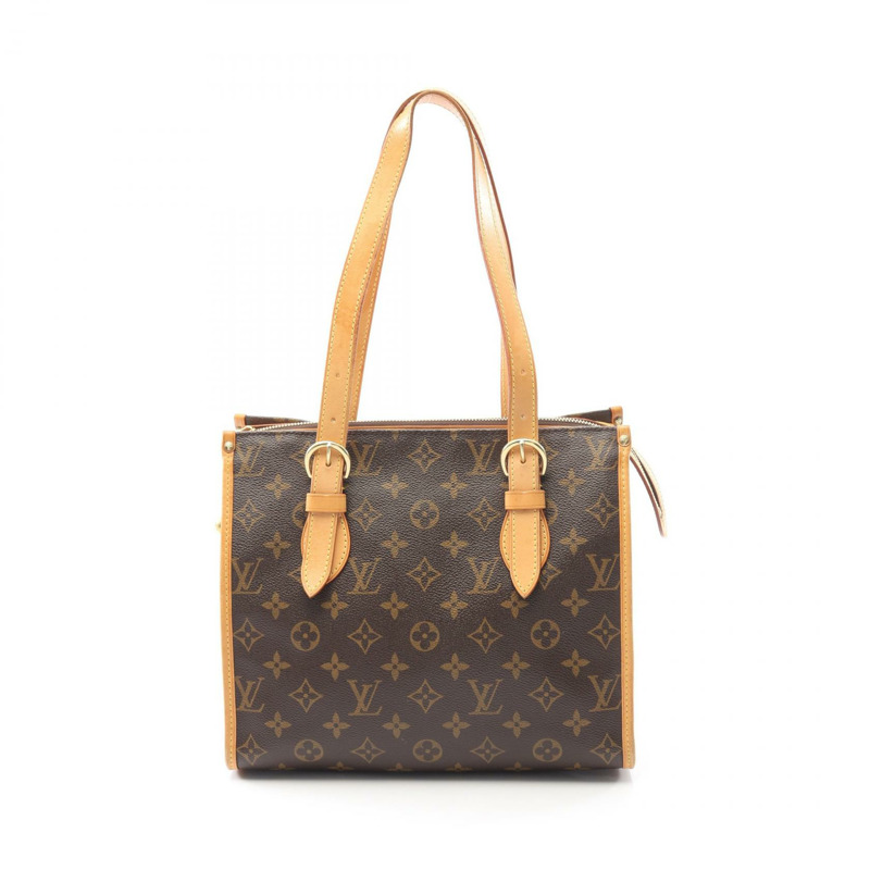 LOUIS VUITTON Popincourt Haut 單肩托特包 M40007 Monogram 帆布 二手 LV-0
