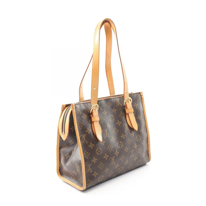 LOUIS VUITTON Popincourt Haut 單肩托特包 M40007 Monogram 帆布 二手 LV-1