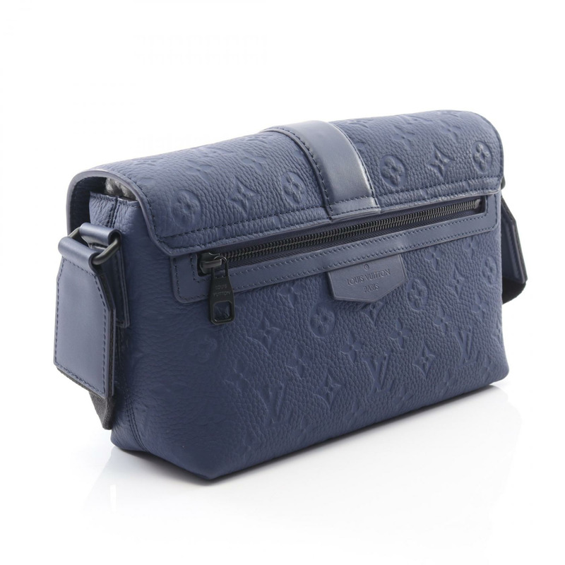 LOUIS VUITTON S Cape Messenger 單肩包 M11692 Monogram Taurillon Saphire-1