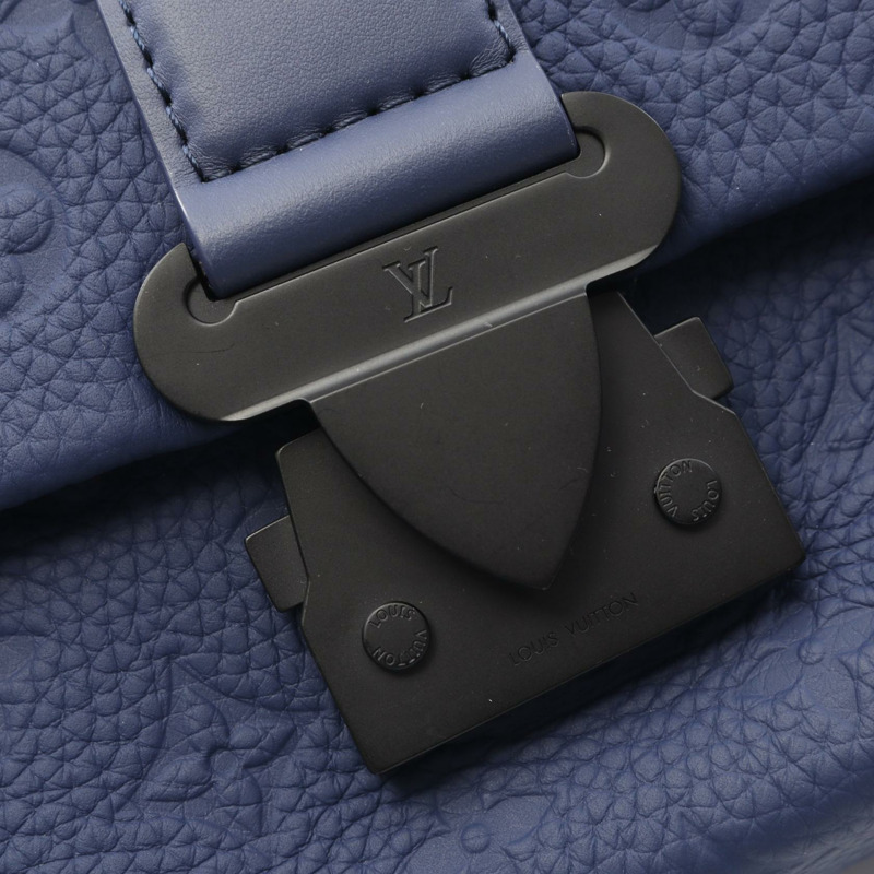 LOUIS VUITTON S Cape Messenger 單肩包 M11692 Monogram Taurillon Saphire-5