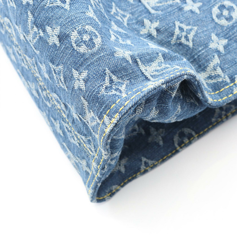 LOUIS VUITTON On the Go MM 托特單肩包 M46871 Monogram 牛仔藍 LV-4