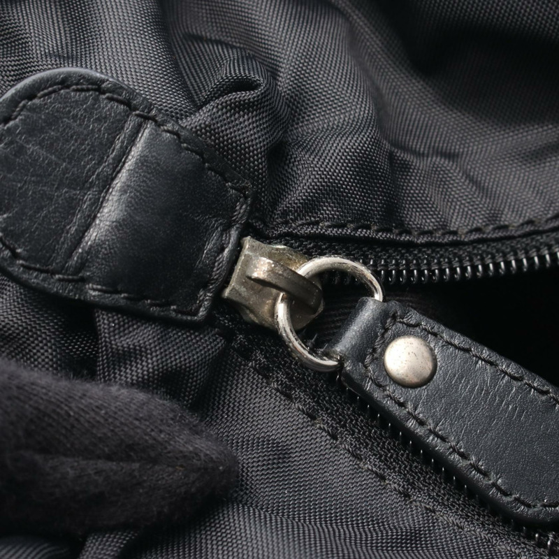 CHANEL 巴黎紐約系列手提包 A33100 尼龍皮革黑色 SHW 二手女款 CC-7