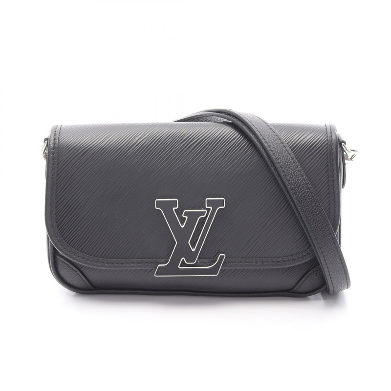 LOUIS VUITTON Busi NM 單肩斜背包 M59386 Epi 皮革黑色二手女款-0