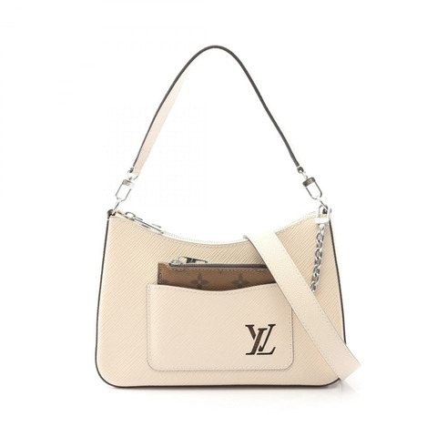 LOUIS VUITTON Marelle 單肩包 M80688 Epi 皮革米色石英二手 LV