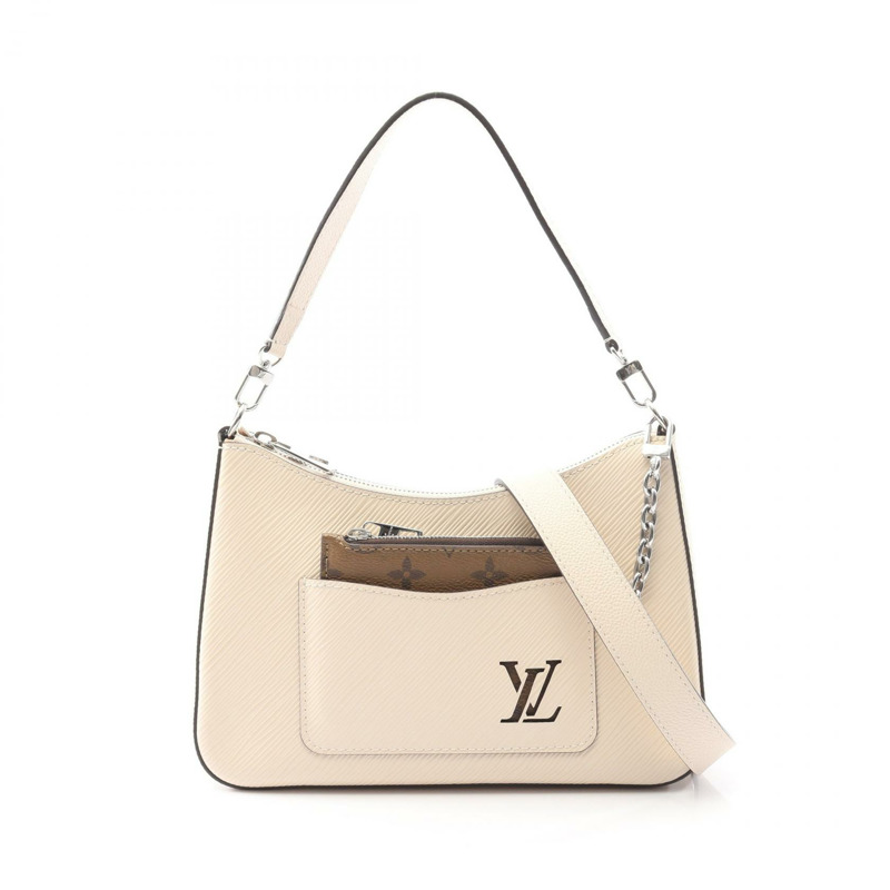 LOUIS VUITTON Marelle 單肩包 M80688 Epi 皮革米色石英二手 LV-0