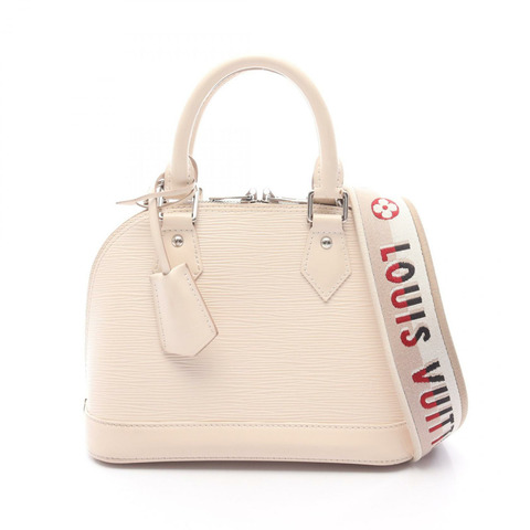 LOUIS VUITTON Alma BB 肩背包 手提包 M58706 Epi 皮革 米色石英 二手 LV