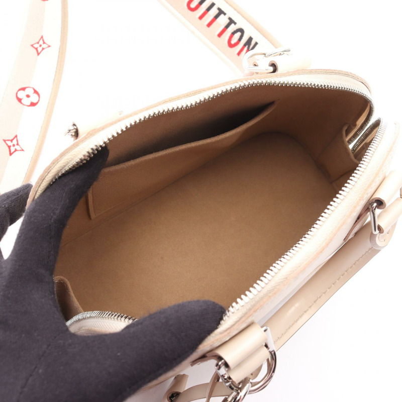 LOUIS VUITTON Alma BB 肩背包 手提包 M58706 Epi 皮革 米色石英 二手 LV-2