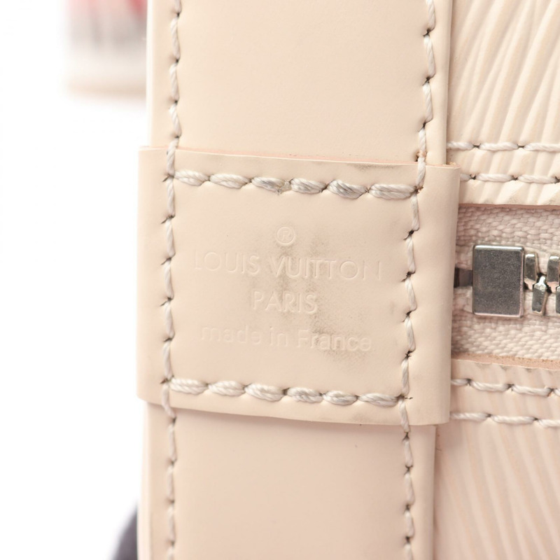 LOUIS VUITTON Alma BB 肩背包 手提包 M58706 Epi 皮革 米色石英 二手 LV-3