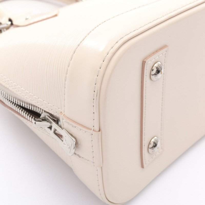 LOUIS VUITTON Alma BB 肩背包 手提包 M58706 Epi 皮革 米色石英 二手 LV-6