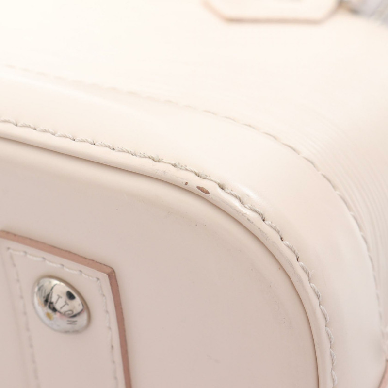 LOUIS VUITTON Alma BB 肩背包 手提包 M58706 Epi 皮革 米色石英 二手 LV-9