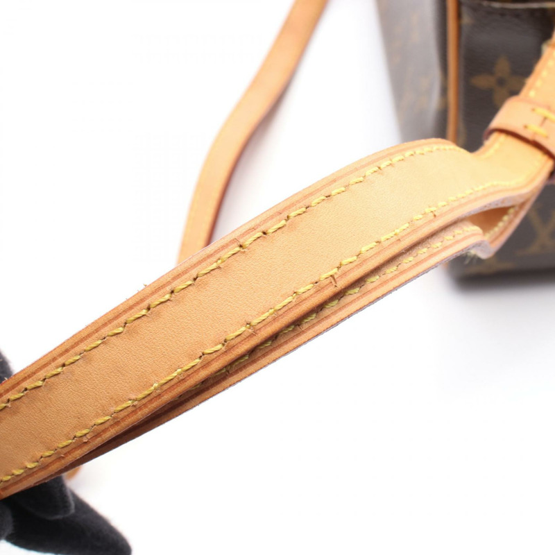 LOUIS VUITTON Trocadero 27 肩斜背包 M51274 Monogram 皮革 棕色-5