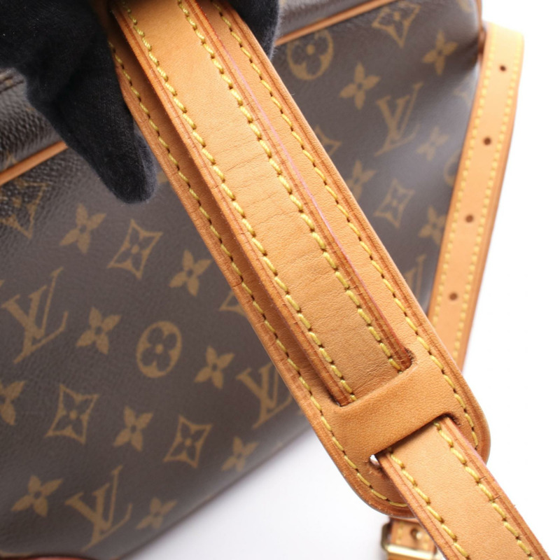 LOUIS VUITTON Trocadero 27 肩斜背包 M51274 Monogram 皮革 棕色-6