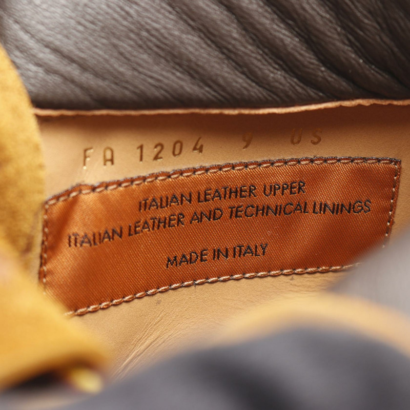 LOUIS VUITTON LV x Timberland 6 吋踝靴皮革棕色米色#9 二手男款-5