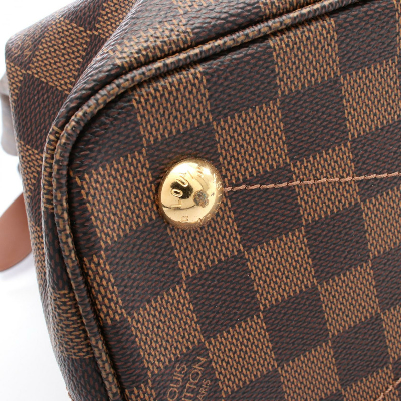 LOUIS VUITTON Ascot 手提包 N41273 Damier 帆布皮革 Ebene 二手女士 LV-5