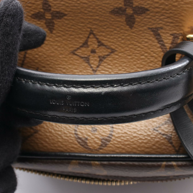 LOUIS VUITTON Vanity NV PM 鏈條斜背包手提包 M45165 Monogram Reverse 二手-4