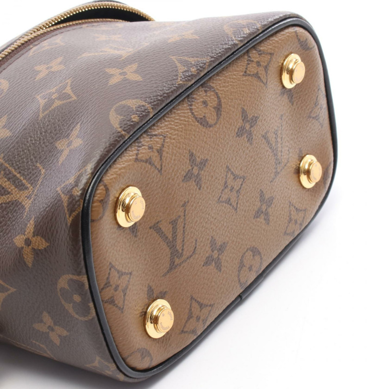LOUIS VUITTON Vanity NV PM 鏈條斜背包手提包 M45165 Monogram Reverse 二手-7