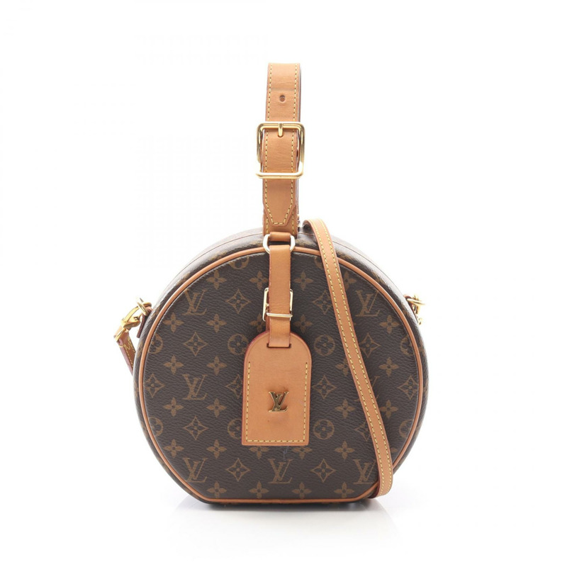 路易威登 Petit Boite Chapeau 斜背包手提包 M43514 Monogram 皮革 LV-0