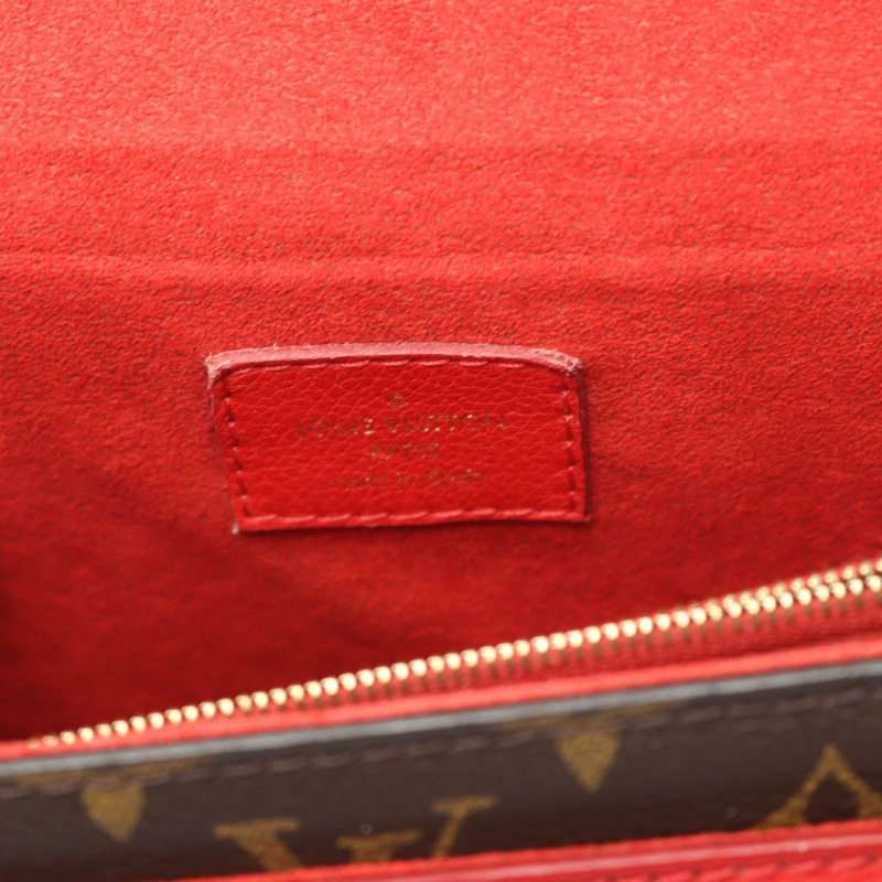 LOUIS VUITTON Victoire 鏈條單肩包 M41731 Monogram Cerise 二手女款 LV-3