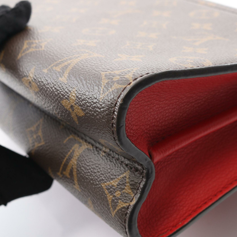 LOUIS VUITTON Victoire 鏈條單肩包 M41731 Monogram Cerise 二手女款 LV-7
