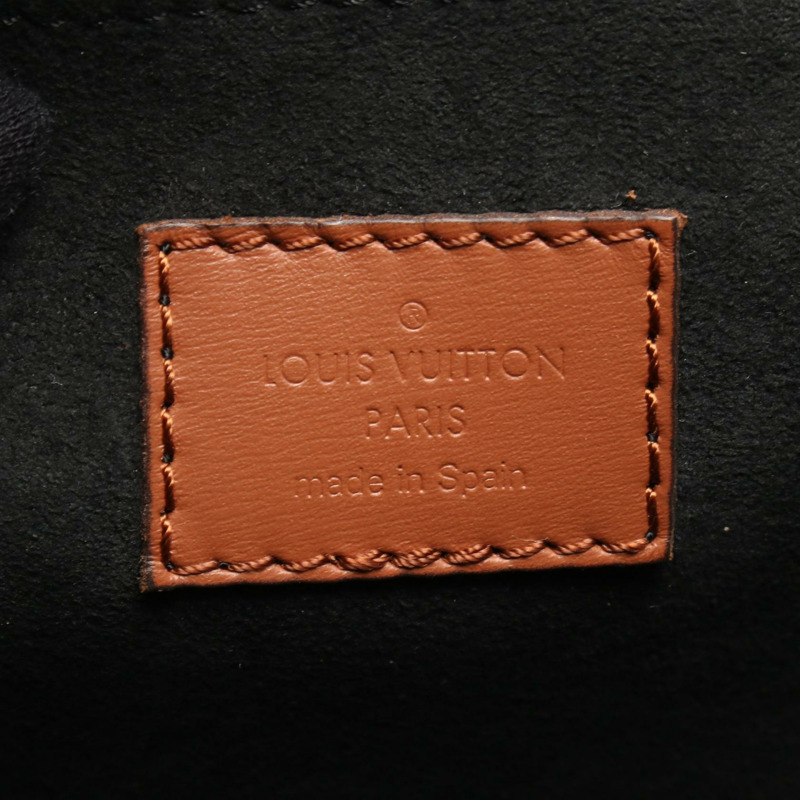 LOUIS VUITTON Dauphine MM 鏈條單肩包 M45958 Monogram Reverse 棕色 二手-3
