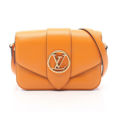 LOUIS VUITTON LV Pont Neuf 單肩斜背包 M55946 皮革夏季金色