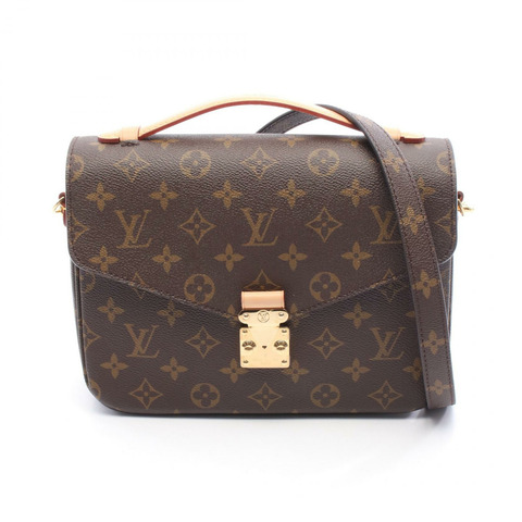 LOUIS VUITTON Pochette Metis MM 斜背包 手提包 M44875 Monogram 皮革 棕色