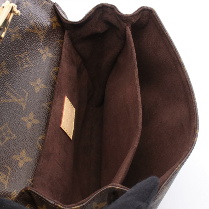LOUIS VUITTON Pochette Metis MM 斜背包 手提包 M44875 Monogram 皮革 棕色-2