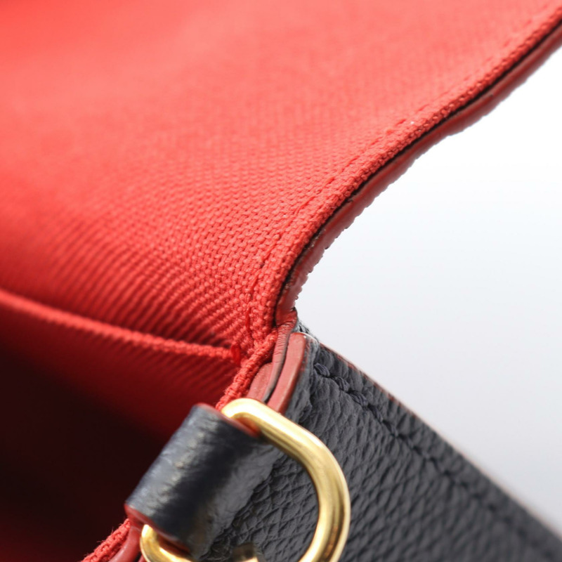 路易威登 Pochette Felice 鏈條單肩包 M64099 Monogram empreinte 海軍藍-7