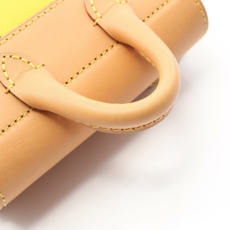LOUIS VUITTON Nano Steamer 單肩斜背包 N40536 Damier 皮革 二手 LV-5