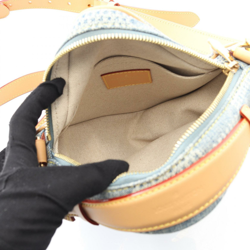 LOUIS VUITTON Chess Messenger 單肩斜背包 手提包 N40706 Damier 牛仔布 LV-2