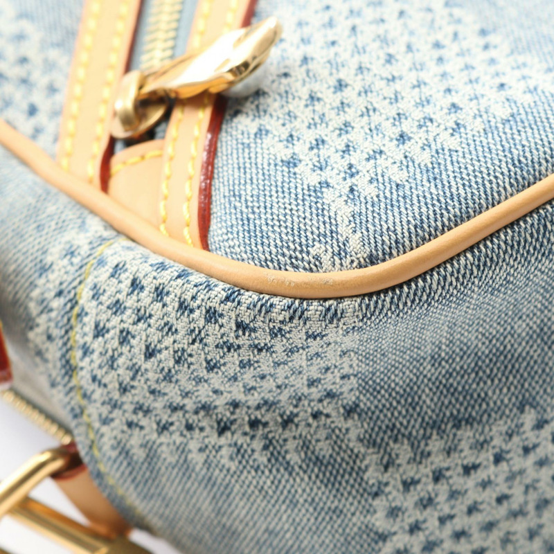LOUIS VUITTON Chess Messenger 單肩斜背包 手提包 N40706 Damier 牛仔布 LV-4