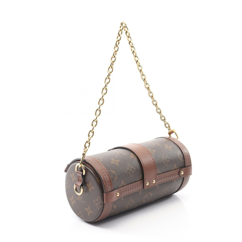 LOUIS VUITTON papillon trunk chain 單肩包 M57835 Monogram 皮革 棕色 LV-1