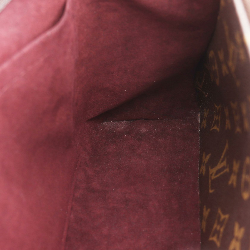LOUIS VUITTON Montaigne 中型單肩包 手提包 M41056 Monogram 皮革 棕色-5
