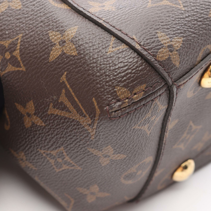 LOUIS VUITTON Montaigne 中型單肩包 手提包 M41056 Monogram 皮革 棕色-8