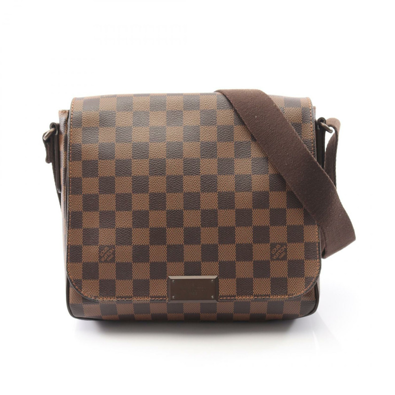 路易威登 District PM 單肩包 N41213 Damier 帆布 Ebene 二手男款 LV-0