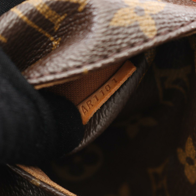LOUIS VUITTON Totally MM 手提包 M56689 Monogram 帆布皮革棕色二手 LV-4