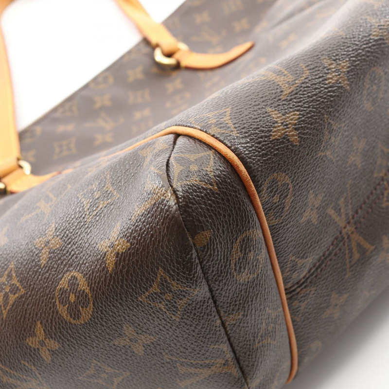LOUIS VUITTON Totally MM 手提包 M56689 Monogram 帆布皮革棕色二手 LV-8