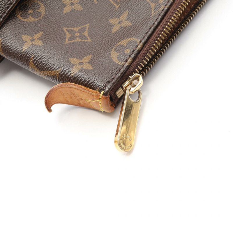 LOUIS VUITTON Totally MM 手提包 M56689 Monogram 帆布皮革棕色二手 LV-9
