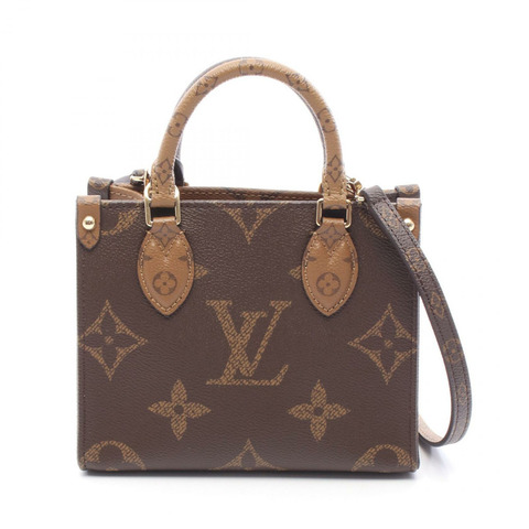 LOUIS VUITTON On the Go BB 斜背包 M46839 Monogram Reverse 棕色 LV